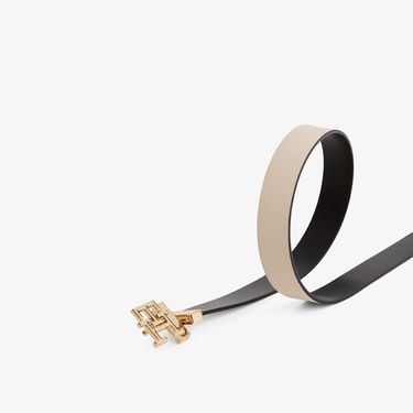  Tommy Hilfiger Modern 3.0 Rev Kadın Siyah Kemer