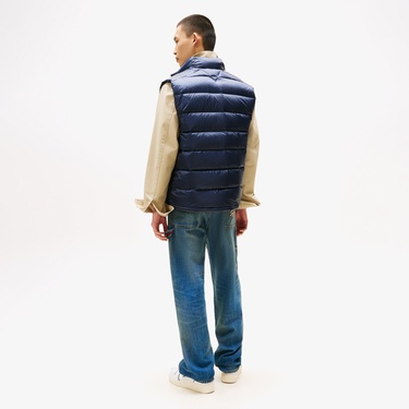  Tommy Jeans Light Down Erkek Mavi Yelek