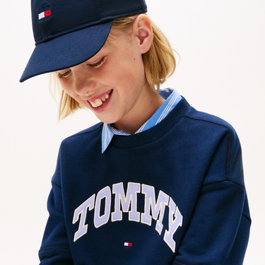  Tommy Hilfiger Varsity Çocuk Lacivert Sweatshirt