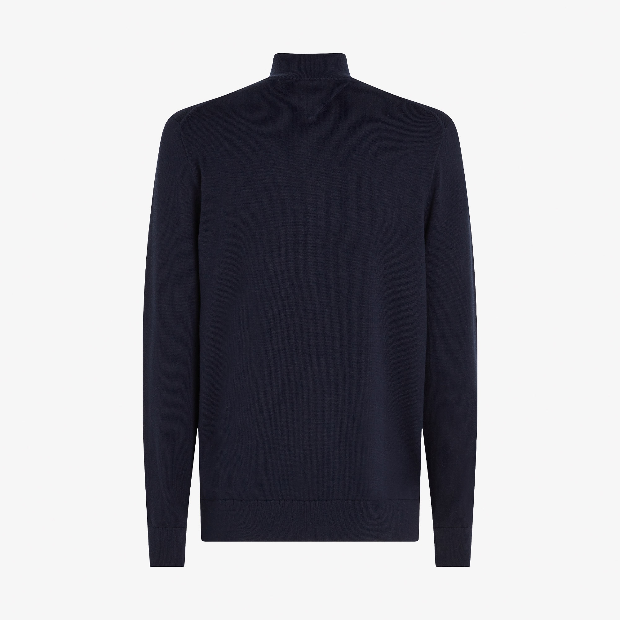 Tommy Hilfiger Essential Cotton Zip Erkek Lacivert Triko Hırka