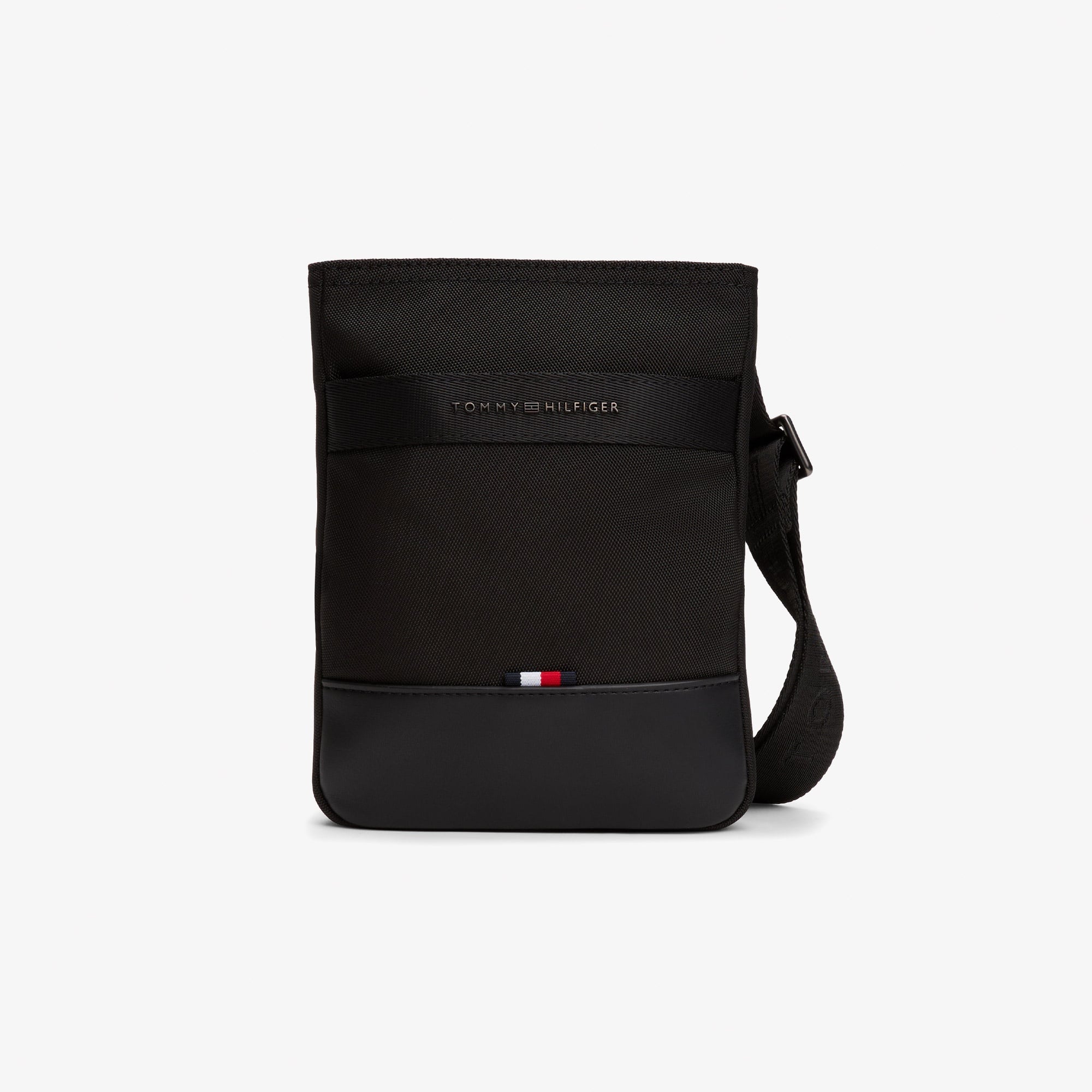 Tommy Hilfiger Nylon Travel Mini Erkek Siyah Çapraz Çanta