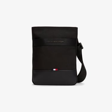  Tommy Hilfiger Nylon Travel Mini Erkek Siyah Çapraz Çanta