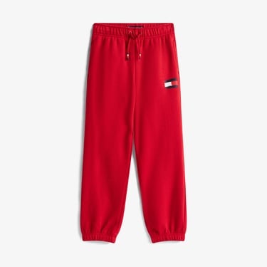  Tommy Hilfiger Flag Çocuk Kırmızı Eşofman Altı