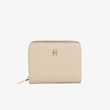  Tommy Hilfiger Icon Med Flap Kadın Bej Cüzdan