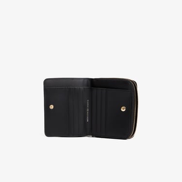  Tommy Hilfiger Icon Med Flap Mono Kadın Siyah Cüzdan