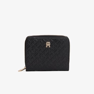 Tommy Hilfiger Icon Med Flap Mono Kadın Siyah Cüzdan