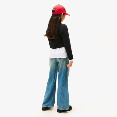  Tommy Hilfiger Sequins Cardigan Çocuk Siyah Hırka