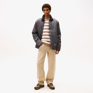  Tommy Jeans Twill Chore Erkek Gri Ceket