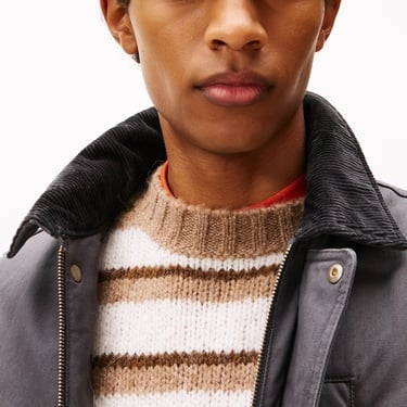  Tommy Jeans Twill Chore Erkek Gri Ceket