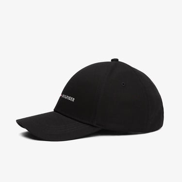  Tommy Hilfiger Foundation 6 Panel Erkek Siyah Şapka