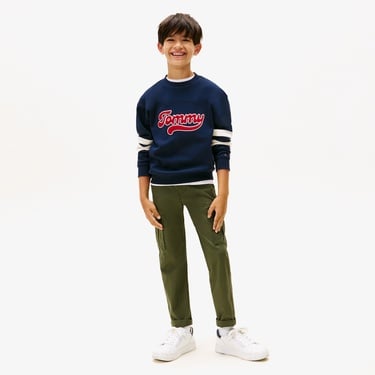  Tommy Hilfiger Varsity Çocuk Lacivert Sweatshirt