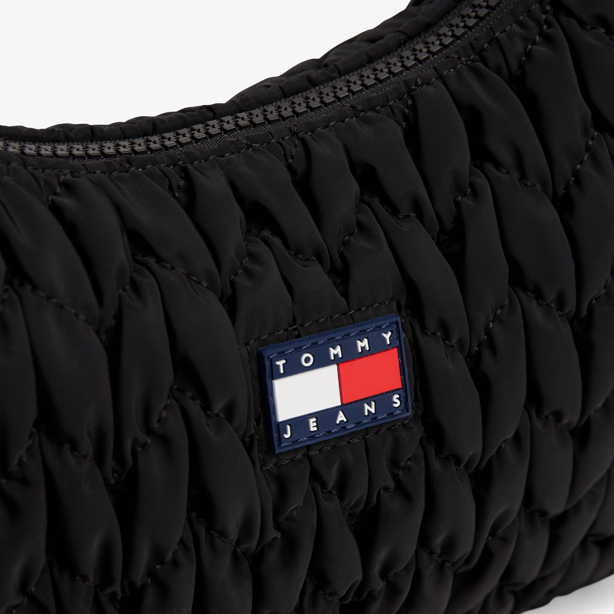 Tommy Jeans Urban X-Body Quilted Kadın Siyah Omuz Çantası