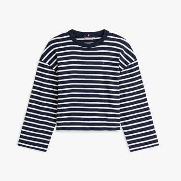  Tommy Hilfiger Modern Cody Kadın Mavi Uzun Kollu T-shirt