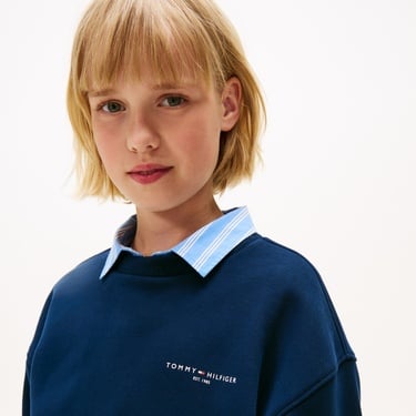  Tommy Hilfiger Mini Corp Çocuk Lacivert Eşofman Takımı