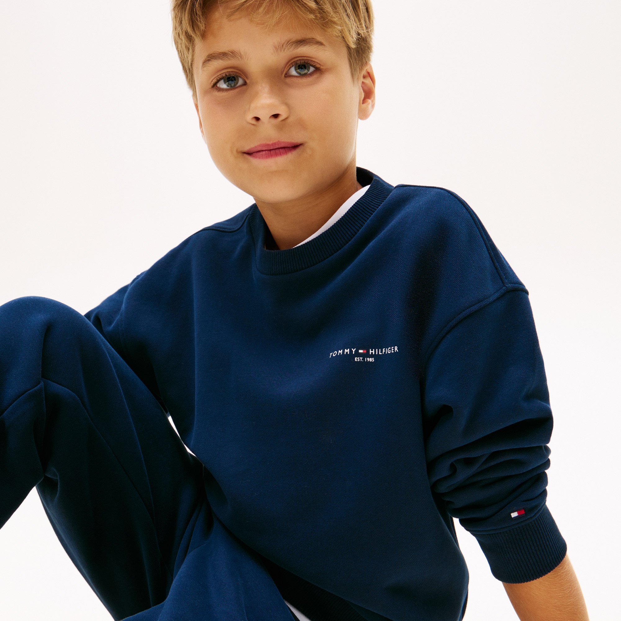 Tommy Hilfiger Mini Corp Çocuk Lacivert Eşofman Takımı