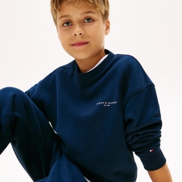  Tommy Hilfiger Mini Corp Çocuk Lacivert Eşofman Takımı