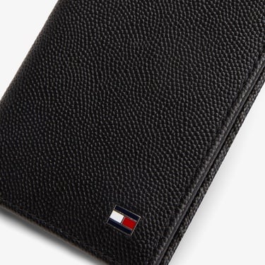  Tommy Hilfiger Flag Bifold Erkek Siyah Cüzdan