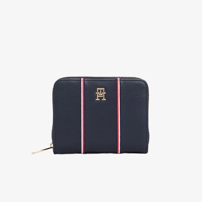  Tommy Hilfiger Icon Med Flap Corp Kadın Mavi Cüzdan