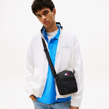  Tommy Jeans Archive Reporter Erkek Siyah Çapraz Çanta