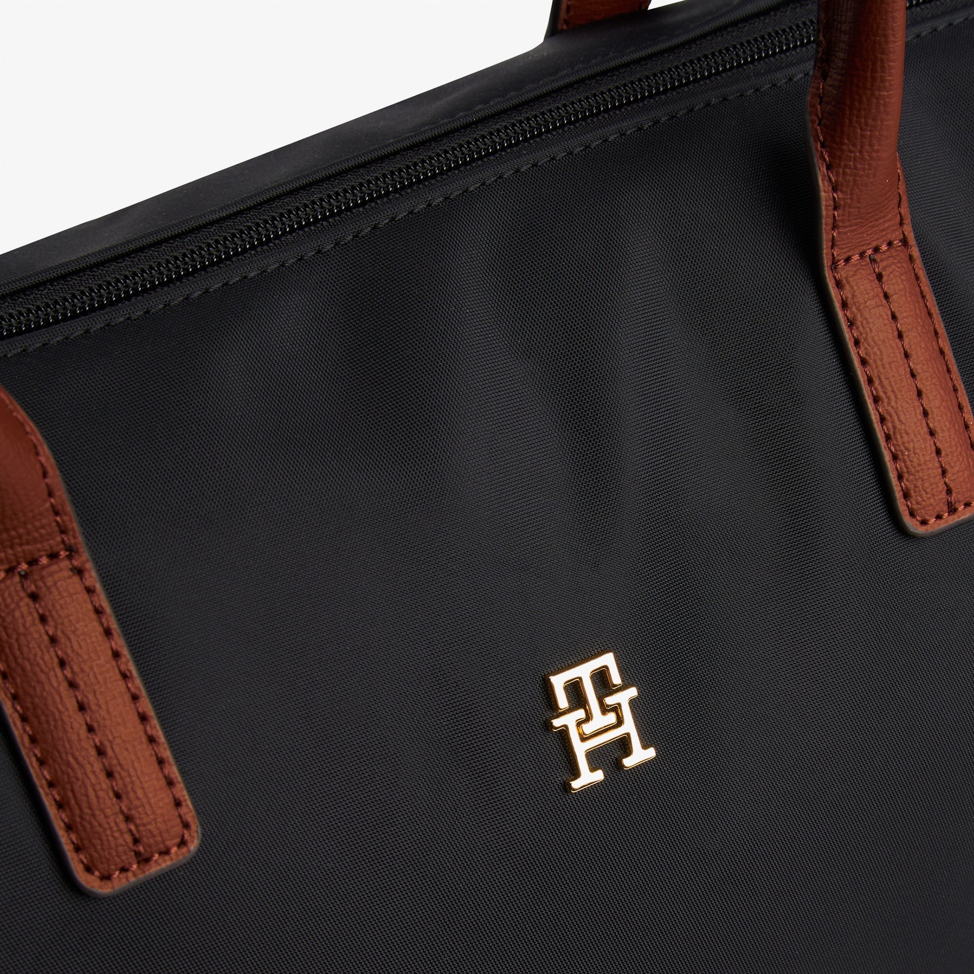 Tommy Hilfiger Popette Maxi Kadın Siyah Tote Çanta