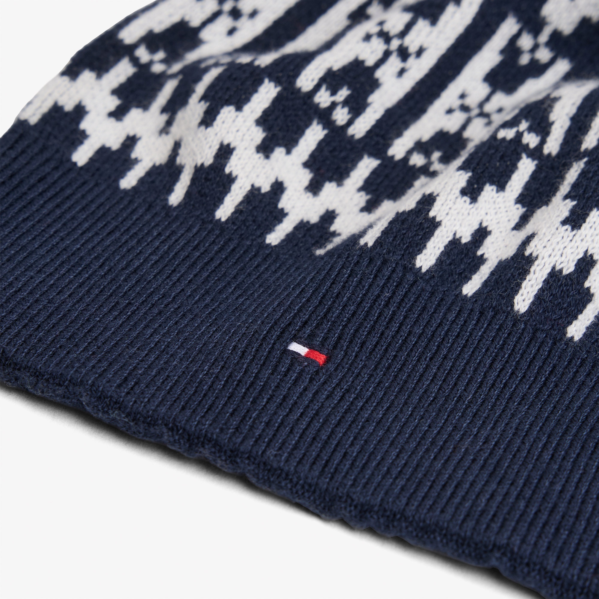 Tommy Hilfiger Fairisle Çocuk Lacivert Atkı
