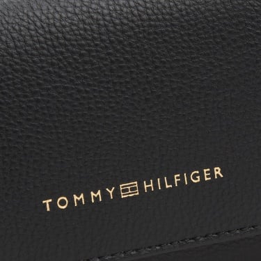  Tommy Hilfiger Logotape Trifold Kadın Siyah Cüzdan