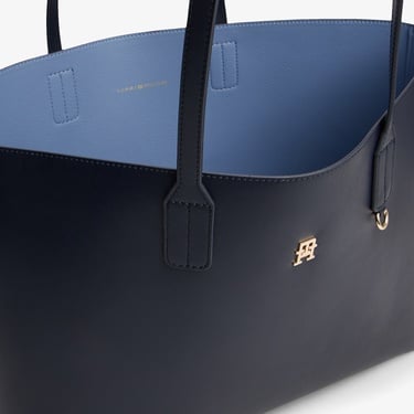  Tommy Hilfiger Icon Kadın Lacivert Tote Çanta