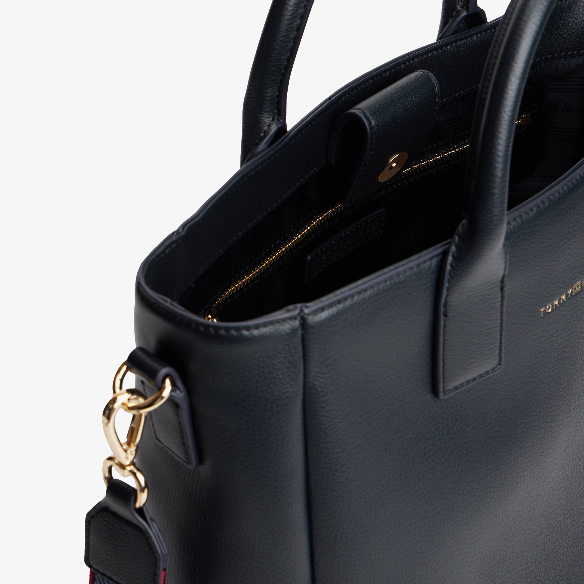 Tommy Hilfiger Casual Kadın Siyah Tote Çanta