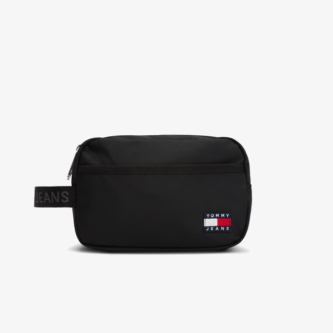  Tommy Jeans Essentials Daily Erkek Siyah Tıraş çantası