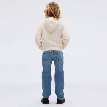  Calvin Klein Monologo Essential Çocuk Krem Rengi Ceket