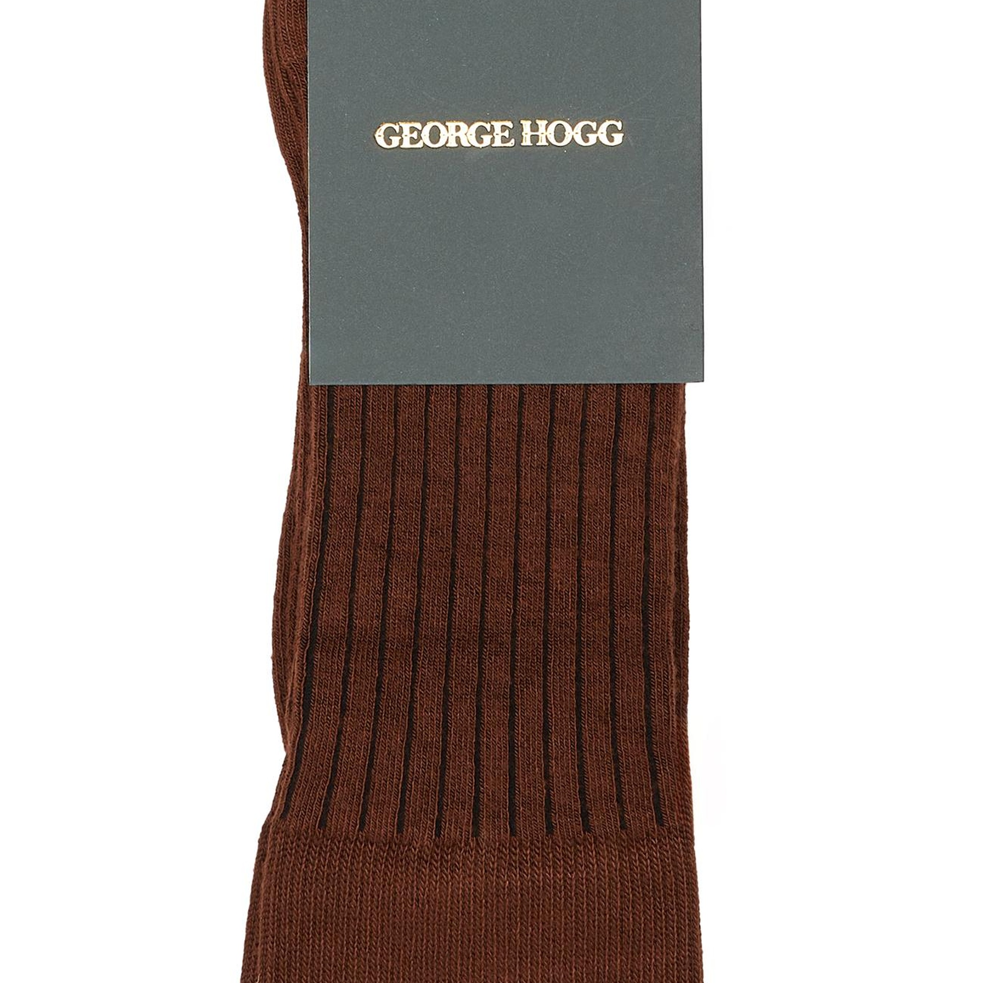 George Hogg Erkek Kahverengi Soket Çorap