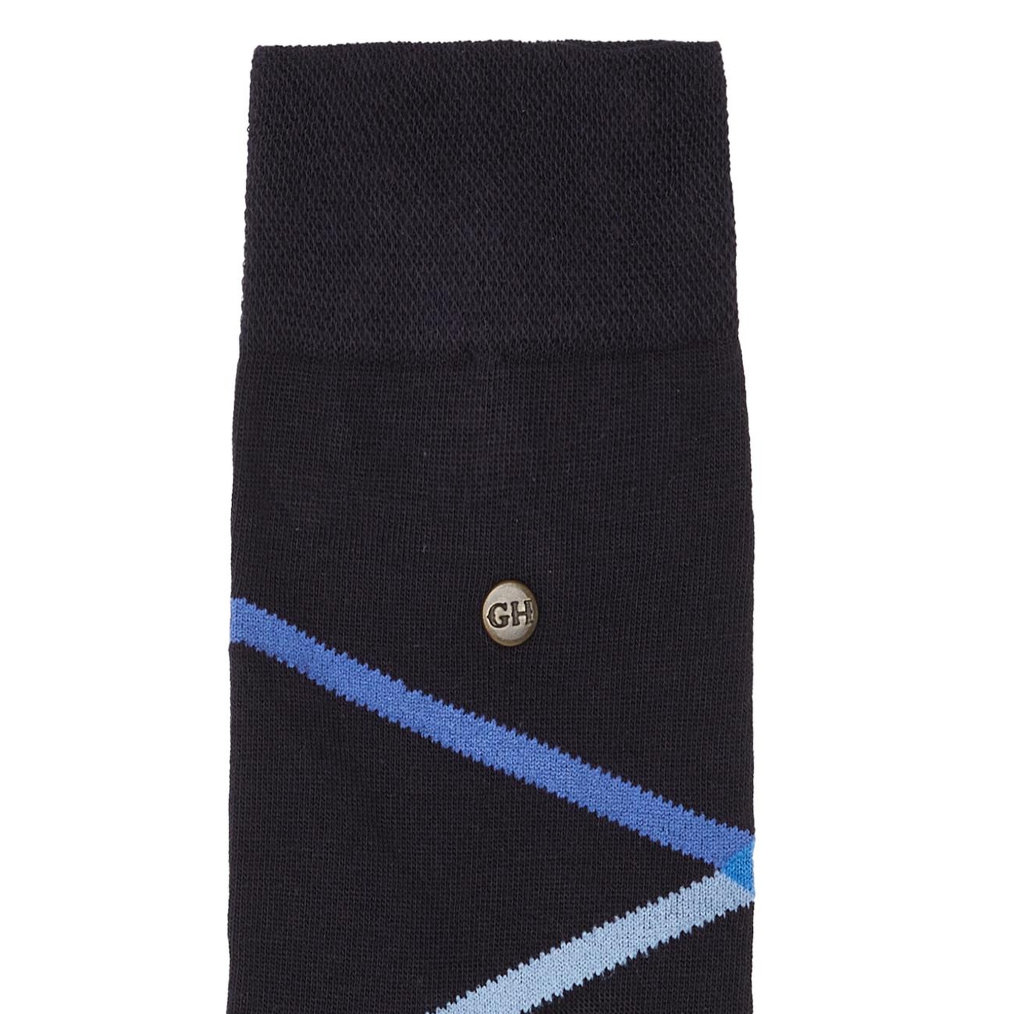 George Hogg Erkek Lacivert Çizgili Soket Çorap
