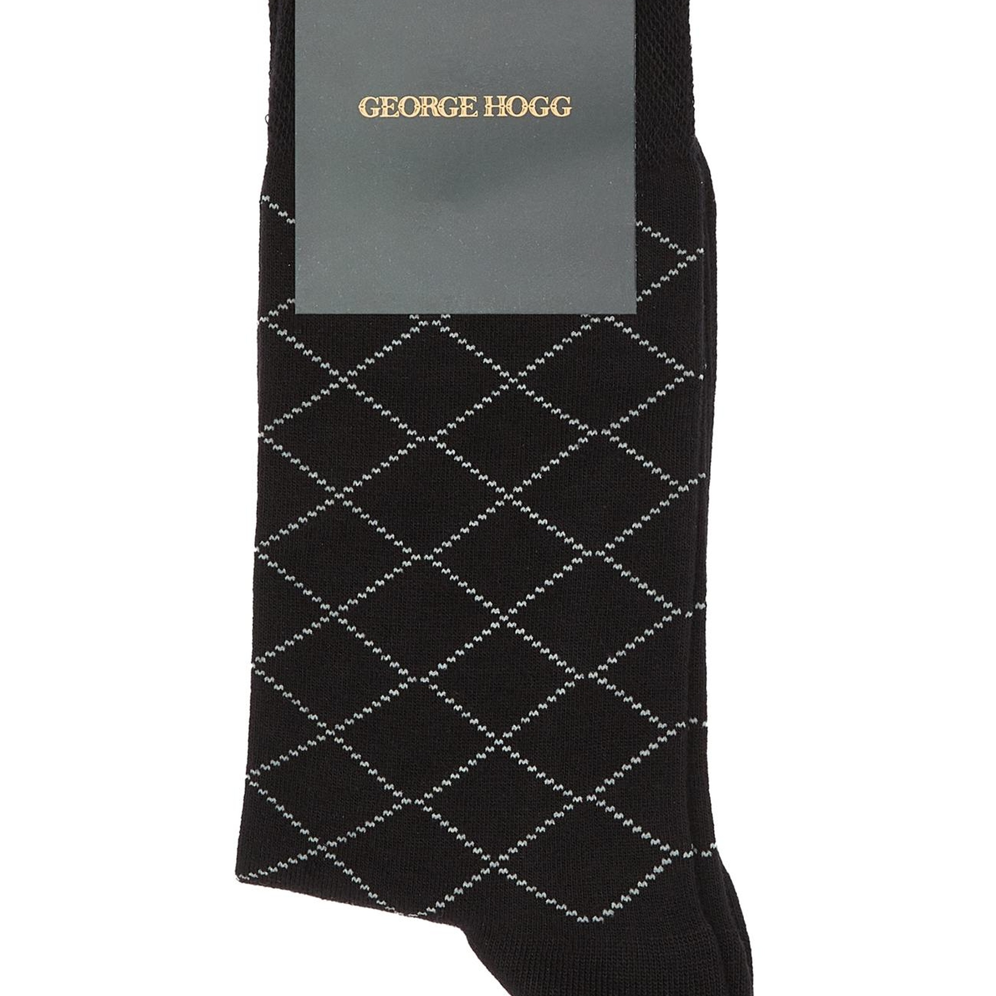 George Hogg Erkek Siyah Soket Çorap