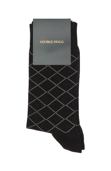  George Hogg Erkek Siyah Soket Çorap