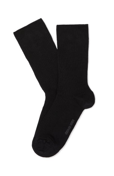  George Hogg Erkek Siyah Pamuk Soket Çorap
