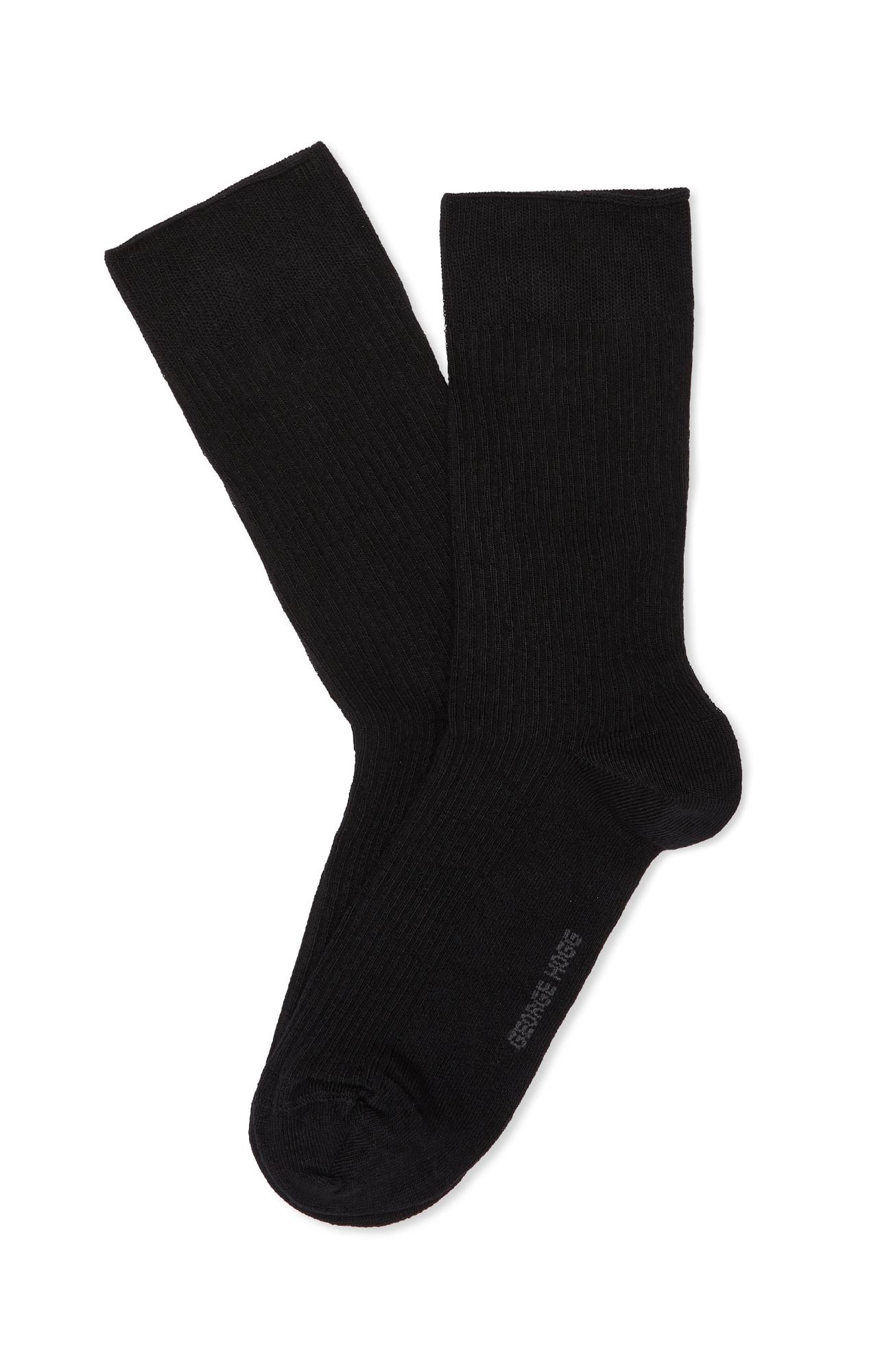  George Hogg Erkek Siyah Pamuk Soket Çorap