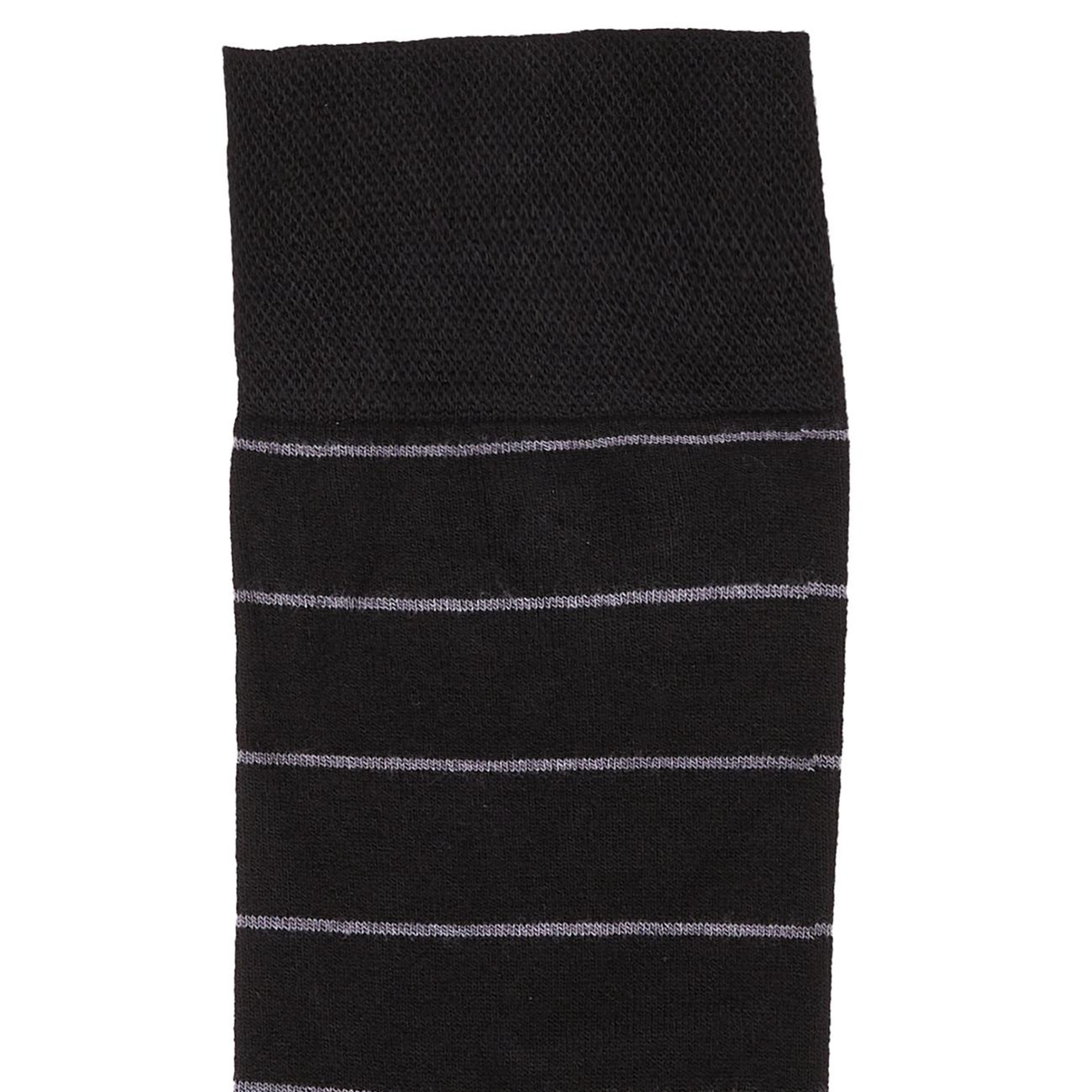 George Hogg Erkek Siyah Çizgili Bambu Soket Çorap