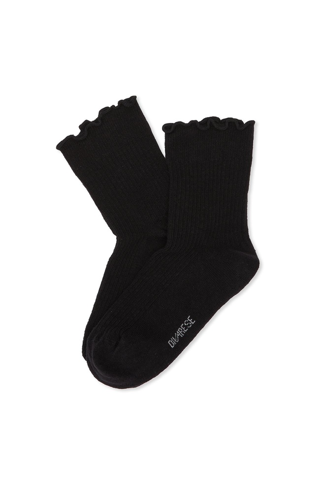  Divarese Kadın Siyah Çizgi Desenli Soket Çorap