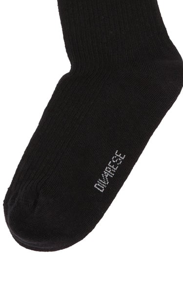  Divarese Kadın Siyah Çizgi Desenli Soket Çorap