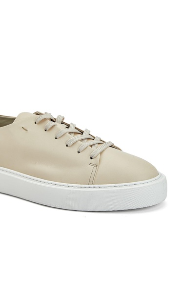  Divarese Erkek Bej Deri Sneaker