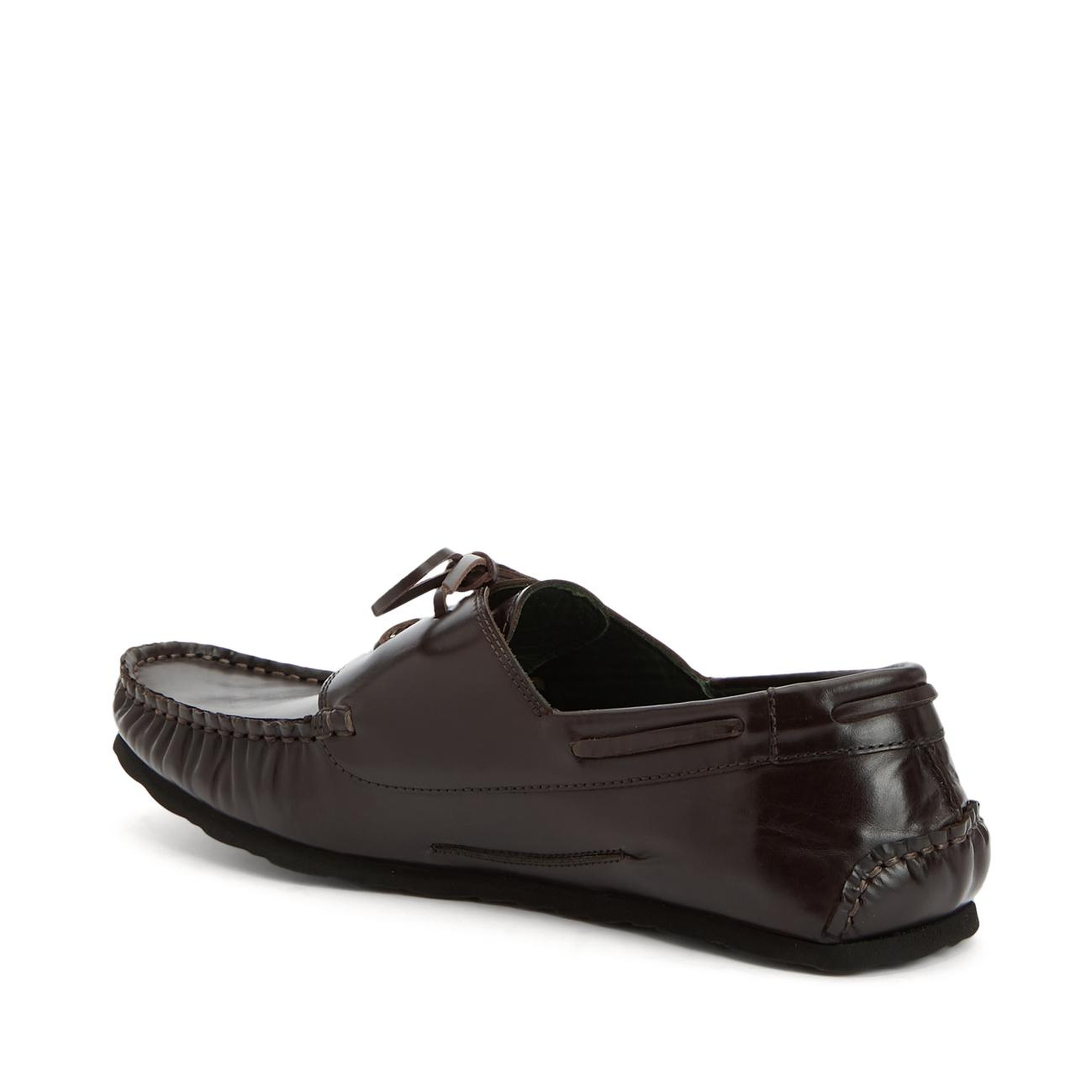 George Hogg Erkek Kahverengi Deri Loafer