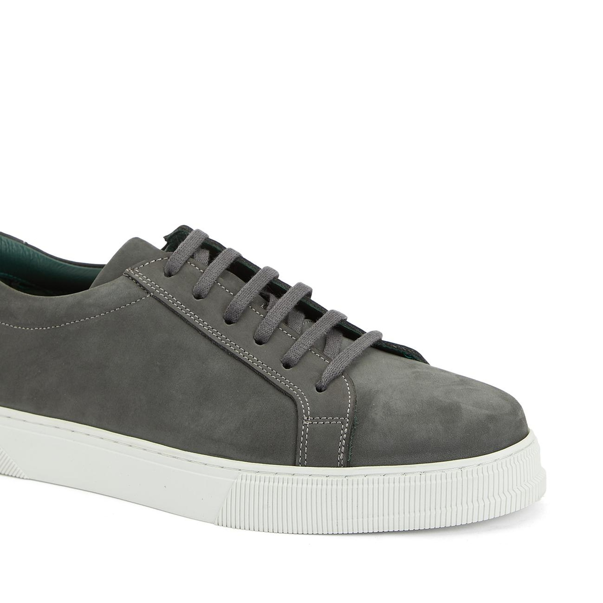 George Hogg Erkek Füme Deri Sneaker