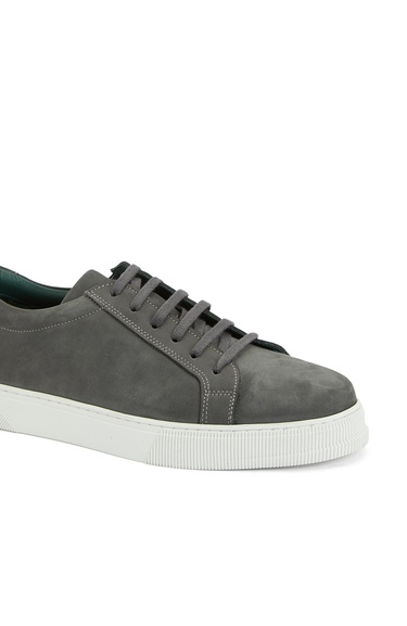  George Hogg Erkek Füme Deri Sneaker