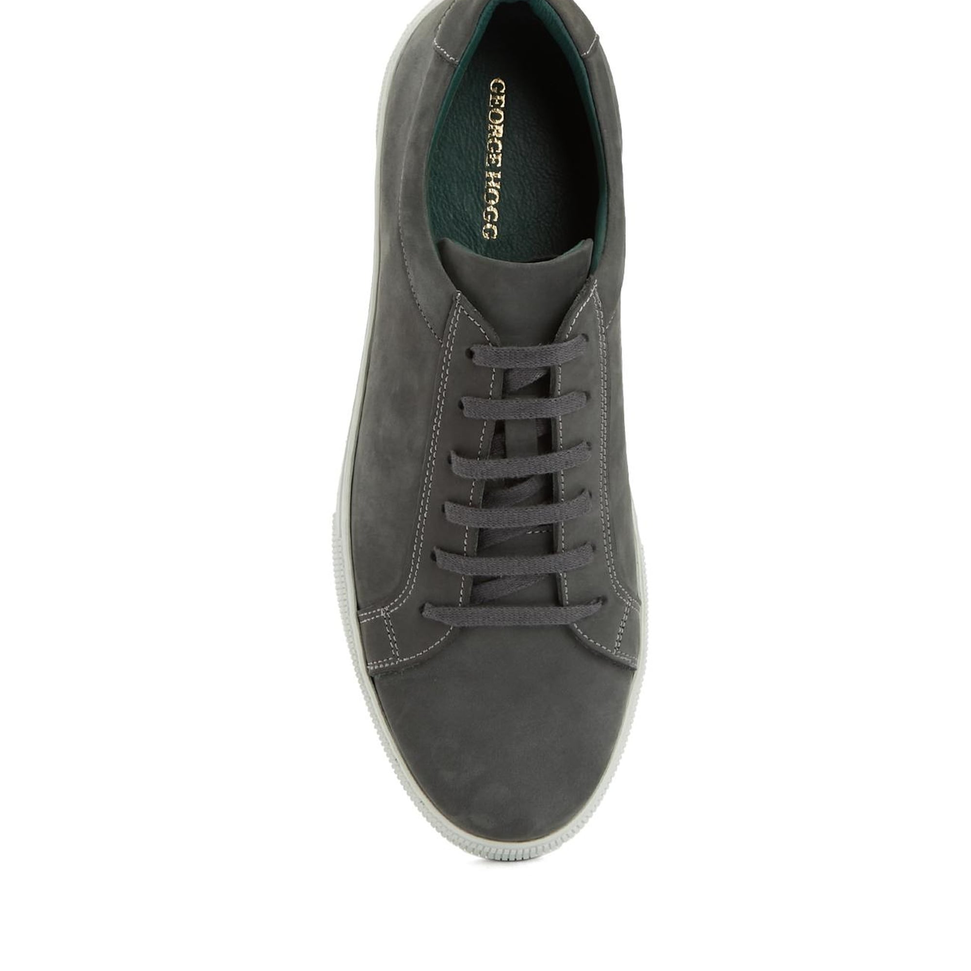 George Hogg Erkek Füme Deri Sneaker