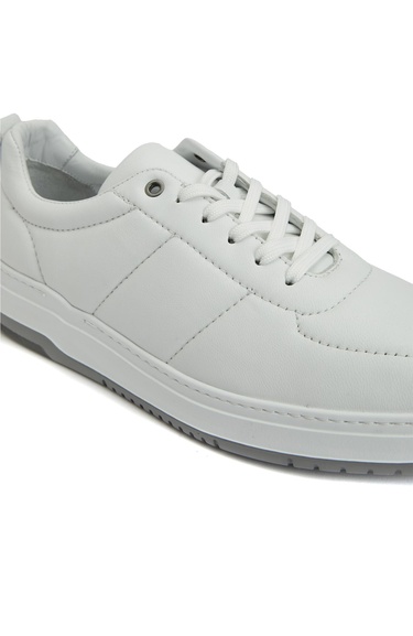  George Hogg Erkek Beyaz Deri Sneaker