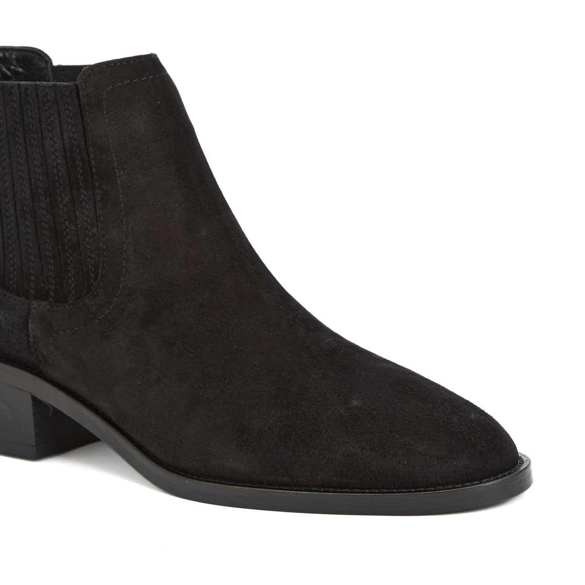 George Hogg Kadın Siyah Lastikli Deri Bot