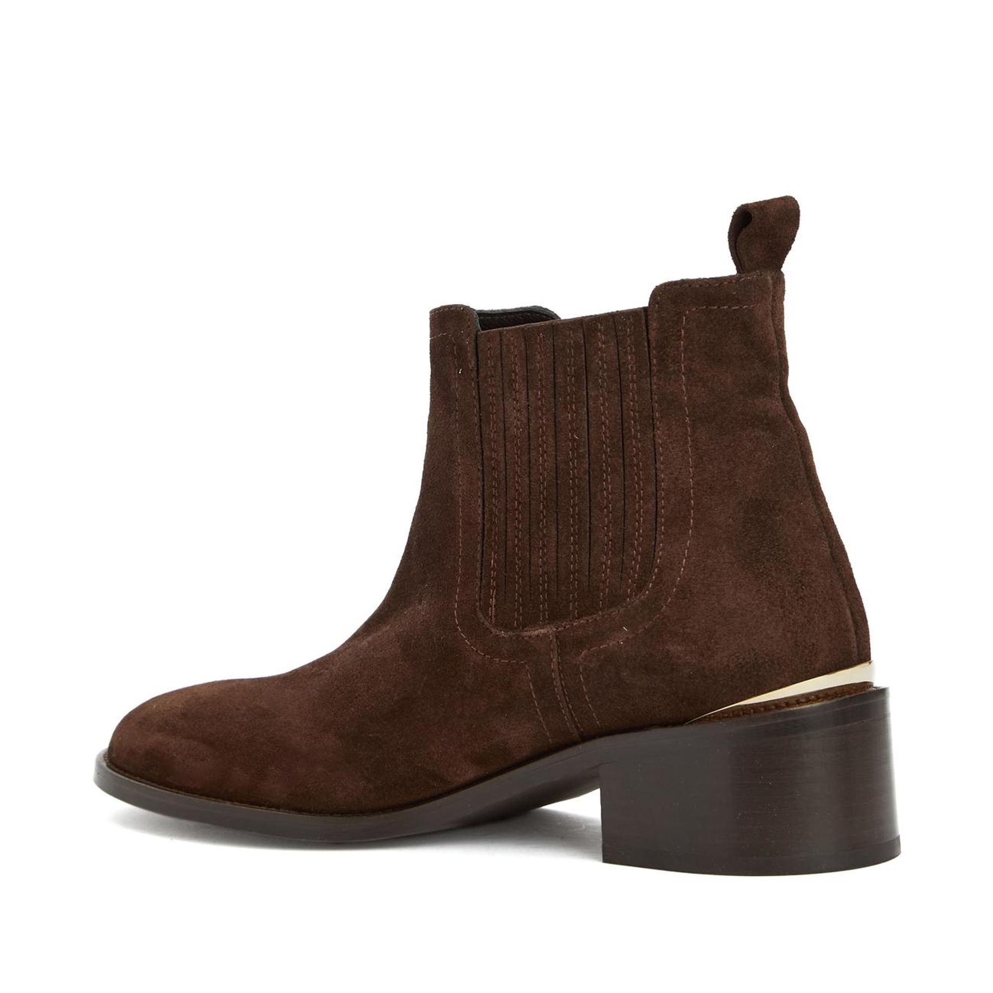 George Hogg Kadın Kahverengi Lastikli Deri Bot