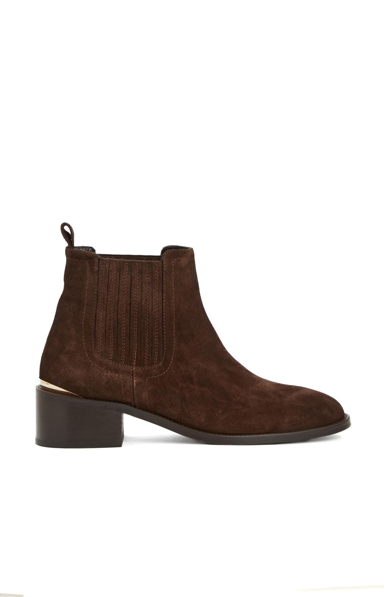  George Hogg Kadın Kahverengi Lastikli Deri Bot