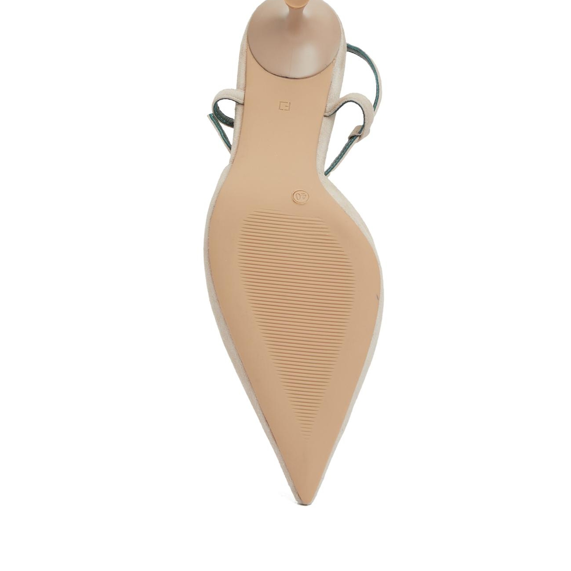 George Hogg Kadın Nude Süet Topuklu Ayakkabı