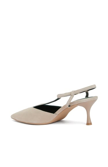  George Hogg Kadın Nude Süet Topuklu Ayakkabı
